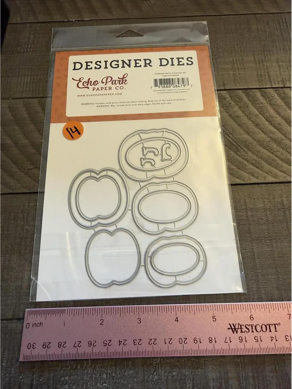 Echo Park Paper Pumpkin Patch Picks Die Set